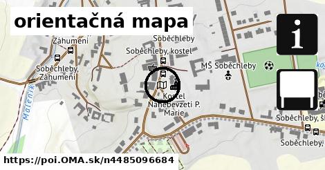 orientačná mapa