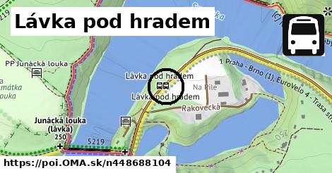 Lávka pod hradem