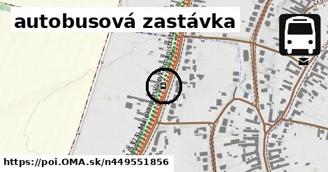 autobusová zastávka