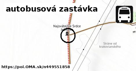 autobusová zastávka