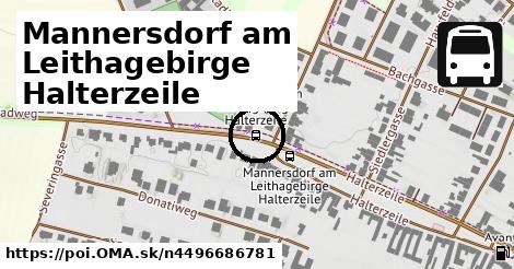 Mannersdorf am Leithagebirge Halterzeile