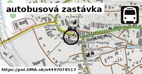 autobusová zastávka