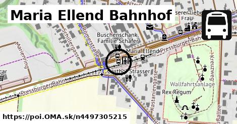 Maria Ellend Bahnhof