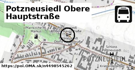 Potzneusiedl Obere Hauptstraße