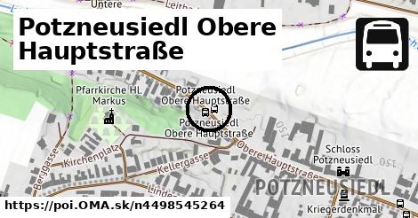 Potzneusiedl Obere Hauptstraße
