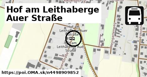 Hof am Leithaberge Auer Straße