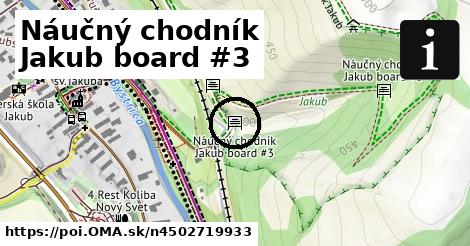 Náučný chodník Jakub board #3