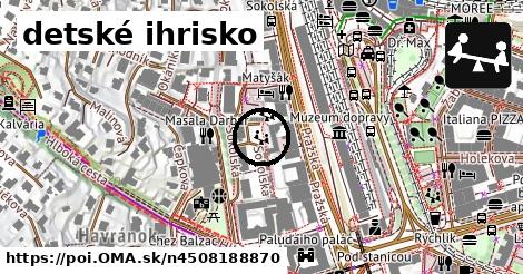 ihrisko sokolska