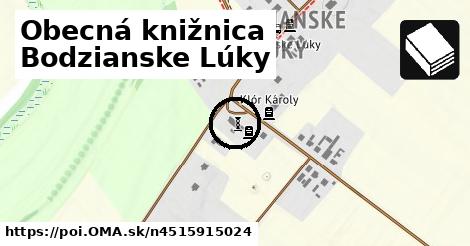 Obecná knižnica Bodzianske Lúky