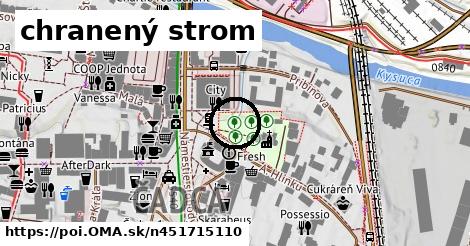 chranený strom