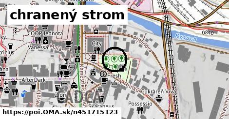 chranený strom