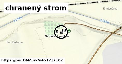 chranený strom