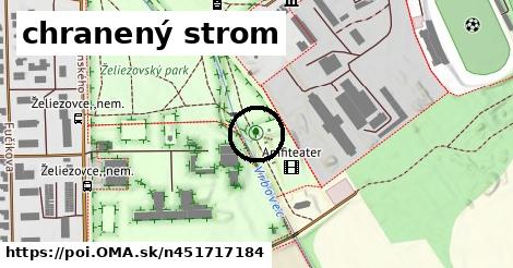 chranený strom