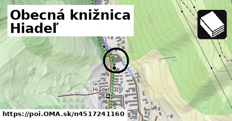 Obecná knižnica Hiadeľ