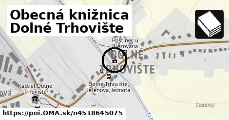 Obecná knižnica Dolné Trhovište