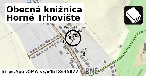 Obecná knižnica Horné Trhovište