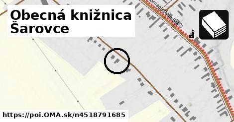 Obecná knižnica Šarovce