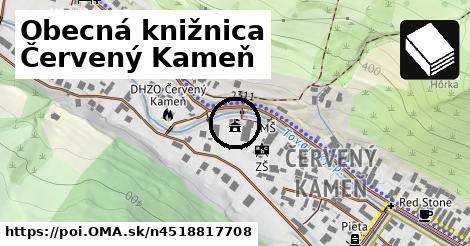 Obecná knižnica Červený Kameň