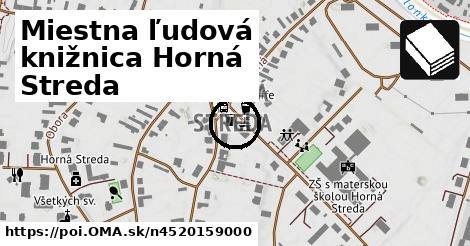 Miestna ľudová knižnica Horná Streda