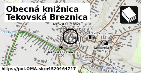 Obecná knižnica Tekovská Breznica