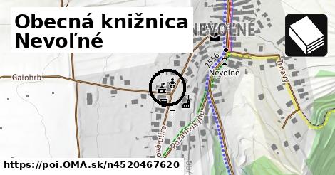 Obecná knižnica Nevoľné