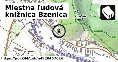 Miestna ľudová knižnica Bzenica