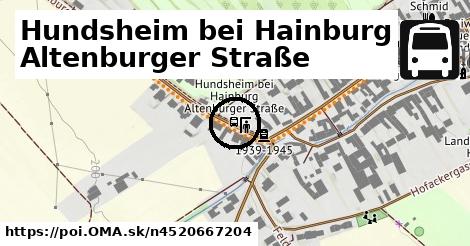 Hundsheim bei Hainburg Altenburger Straße