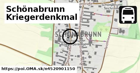 Schönabrunn Kriegerdenkmal