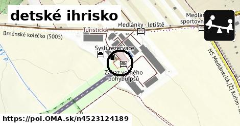 detské ihrisko