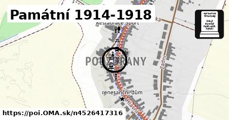 Památní 1914-1918