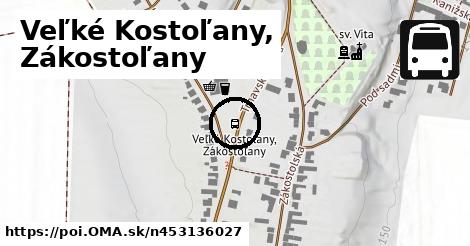 Veľké Kostoľany, Zákostoľany