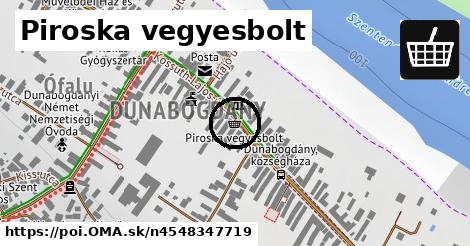 Piroska vegyesbolt