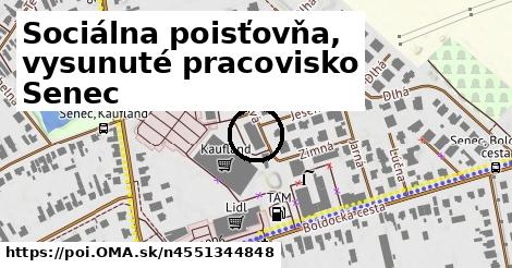 Sociálna poisťovňa, vysunuté pracovisko Senec