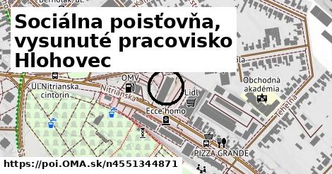 Sociálna poisťovňa, vysunuté pracovisko Hlohovec