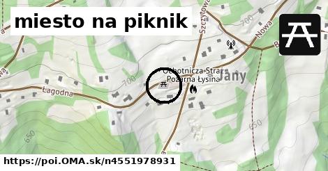 miesto na piknik