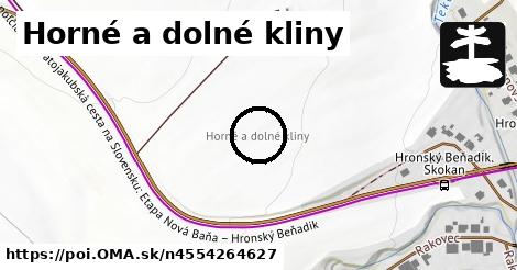 Horné a dolné kliny