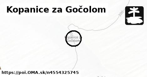 Kopanice za Gočolom