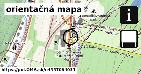 orientačná mapa