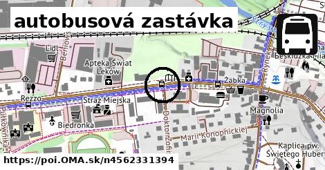 autobusová zastávka