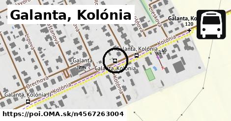 Galanta, Kolónia