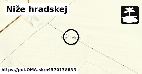 Niže hradskej