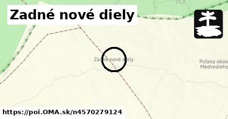 Zadné nové diely