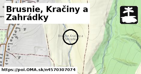 Brusnie,Kračiny a Zahrádky