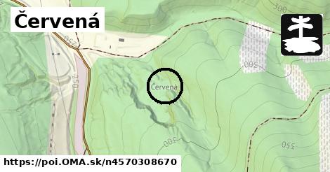 Červená