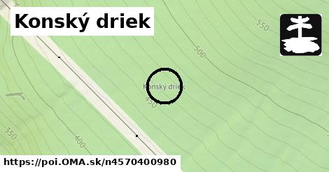 Konský driek