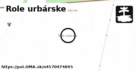 Role urbárske