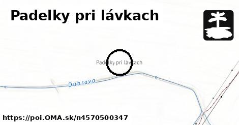 Padelky pri lávkach