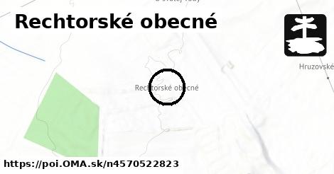 Rechtorské obecné