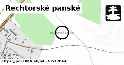 Rechtorské panské