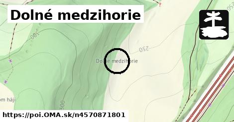 Dolné medzihorie